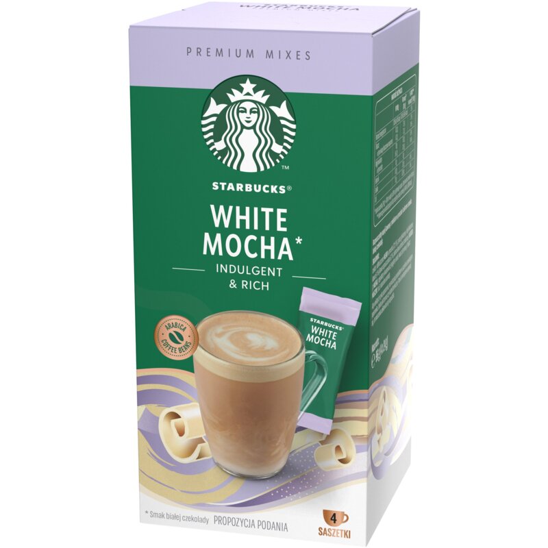 Kawa rozpuszczalna STARBUCKS White Mocha (4 sztuki)