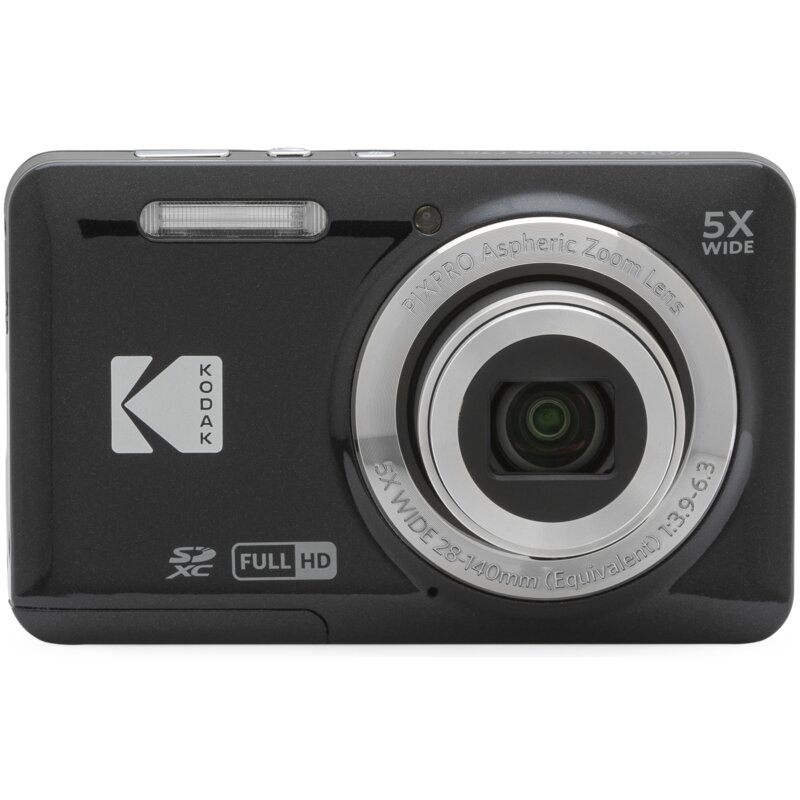 Aparat KODAK X55 Czarny + Futerał + Czytnik karta pamięci, 16 Mpix, 5x zoom optyczny
