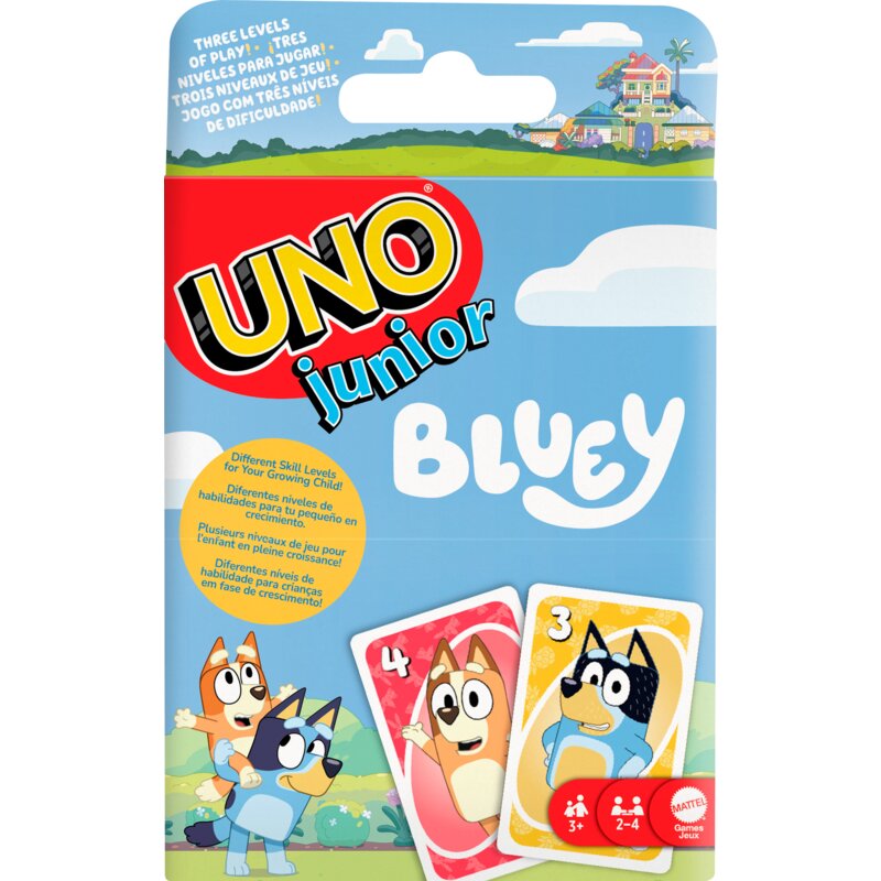 Gra karciana UNO Junior Bluey JND90