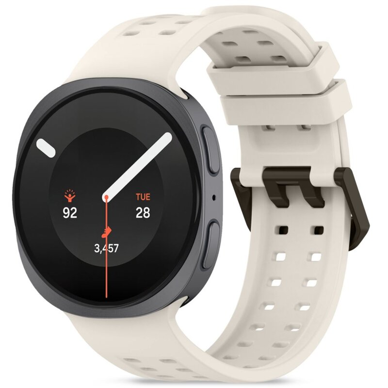 Pasek TECH-PROTECT Silicone Air do Samsung Galaxy Watch 8/9/Classic do koperty 40/44/46 mm Jasnobeżowy