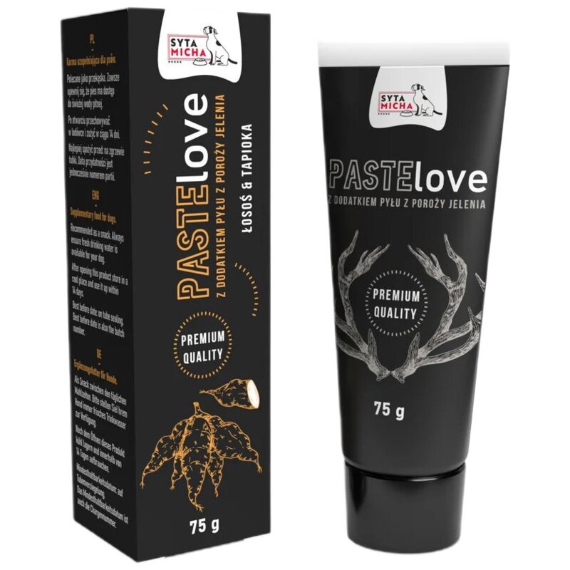 Przysmak dla psa SYTA MICHA PasteLOVE Pasta Łosoś z tapioką 75 g