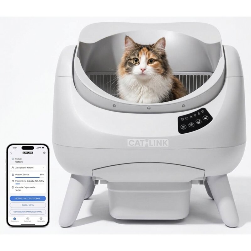 Inteligentna kuweta dla kota CATLINK Open X Lite