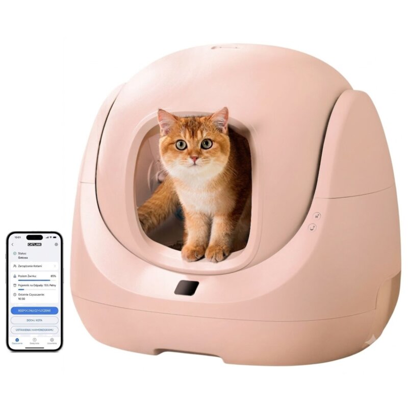 Inteligentna kuweta dla kota CATLINK Baymax Różowy