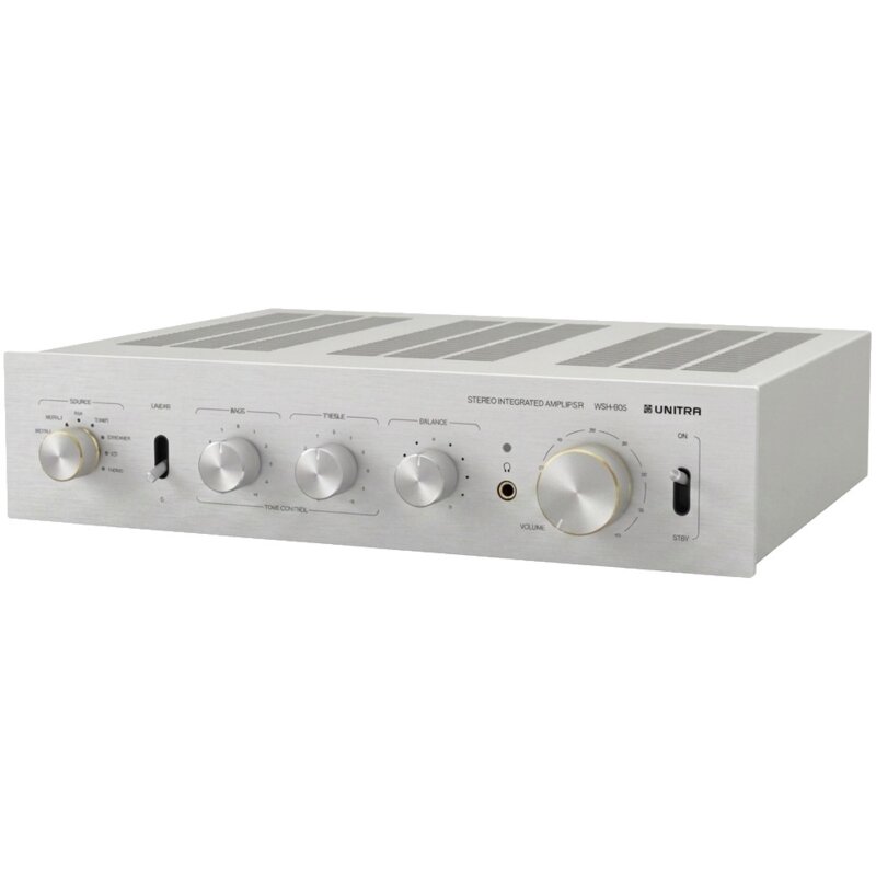 Wzmacniacz zintegrowany UNITRA WSH-605 Srebrny