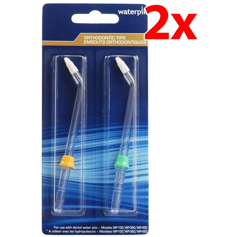 Oryginalna końcówka do irygatora WATERPIK OD-100 (2 szt.) (Końcówka ortodontyczna)