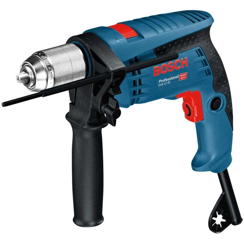 Wiertarka udarowa BOSCH Professional GSB 13 RE 0601217100 sieciowa 600W + osprzęt