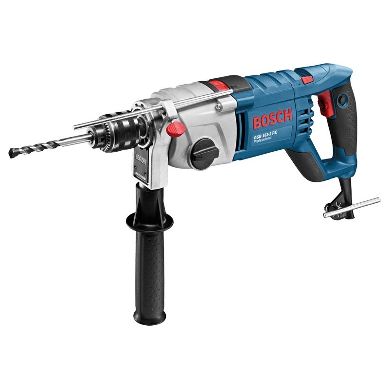 Wiertarka udarowa BOSCH Professional GSB 162-2 RE sieciowa 1500W + osprzęt