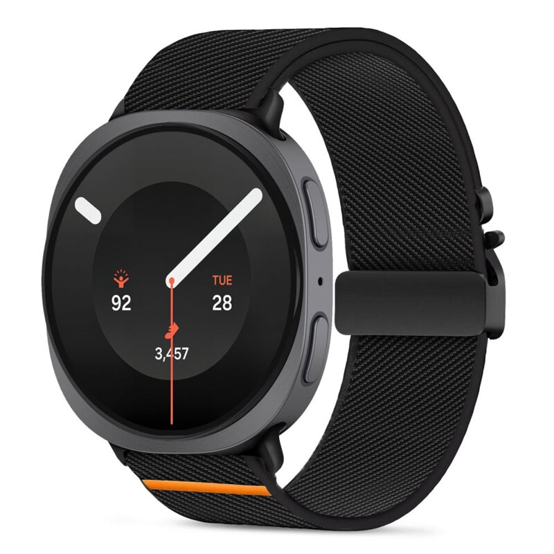 Pasek TECH-PROTECT Nylon Clasp do Samsung Galaxy Watch 8/9/Classic do koperty 40/44/46 mm Czarny
