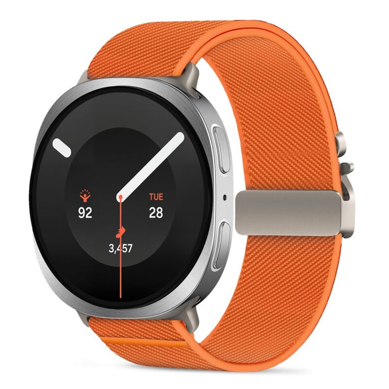 Pasek TECH-PROTECT Nylon Clasp do Samsung Galaxy Watch 8/9/Classic do koperty 40/44/46 mm Pomarańczowy