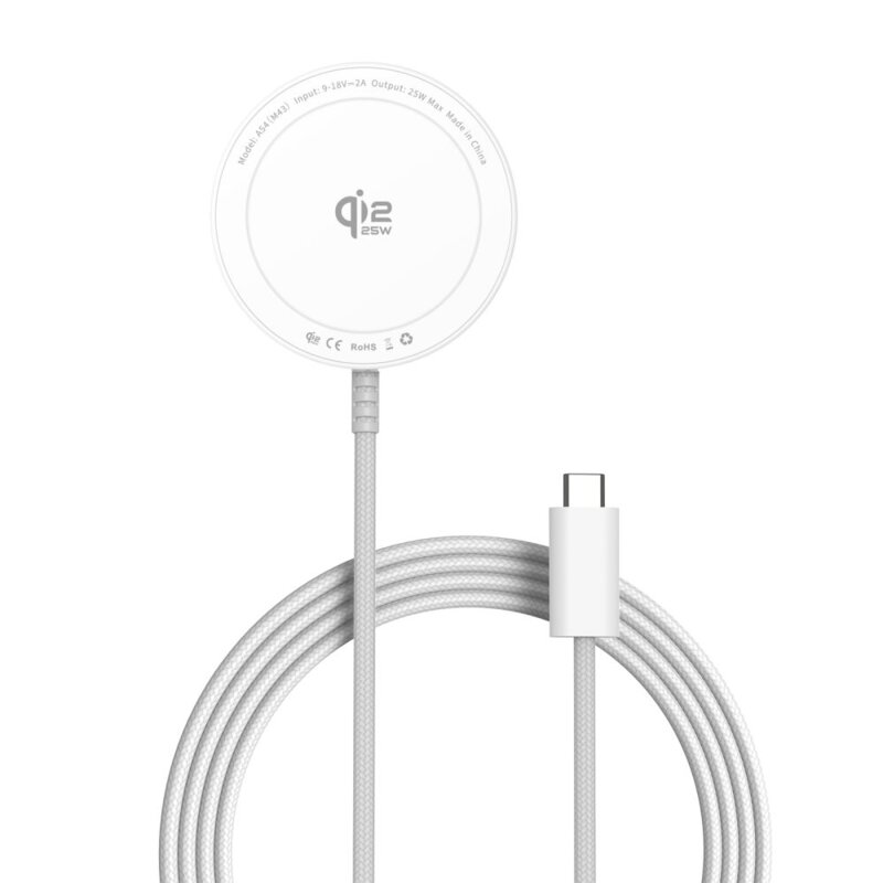 Ładowarka indukcyjna TECH-PROTECT A54 Magnetic MagSafe 25W Biały