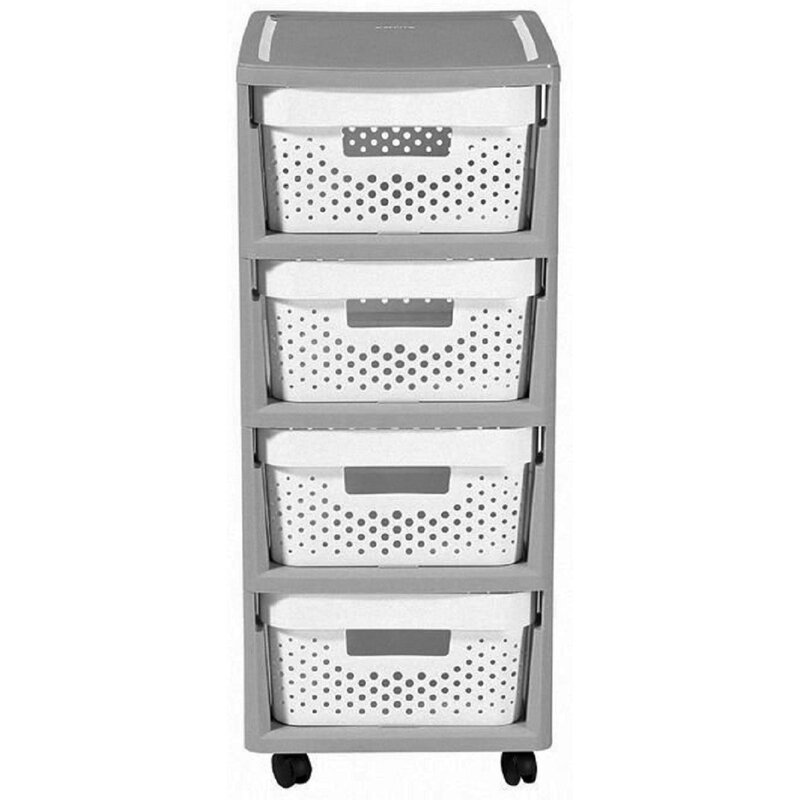 Regał CURVER Infinity 231556 Szaro-biały