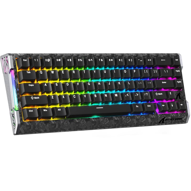 Klawiatura ATTACK SHARK R68 HE Czarny
