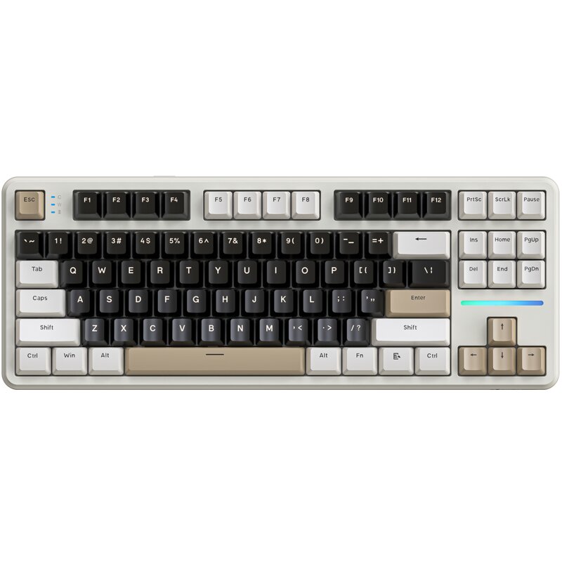 Klawiatura ATTACK SHARK X87 Biało-czarny