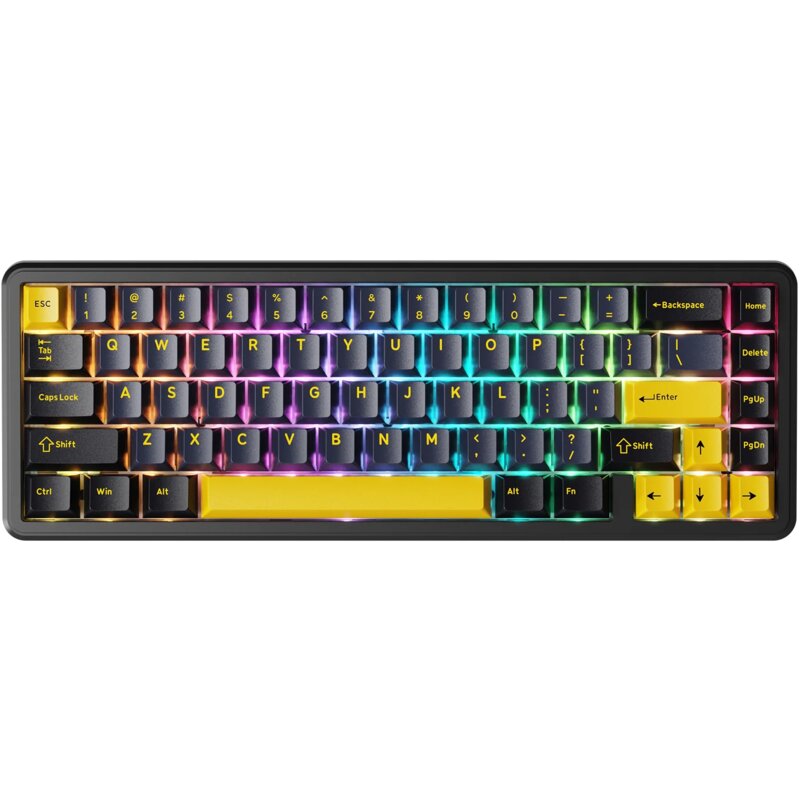 Klawiatura ATTACK SHARK X65 HE Czarno-żółty