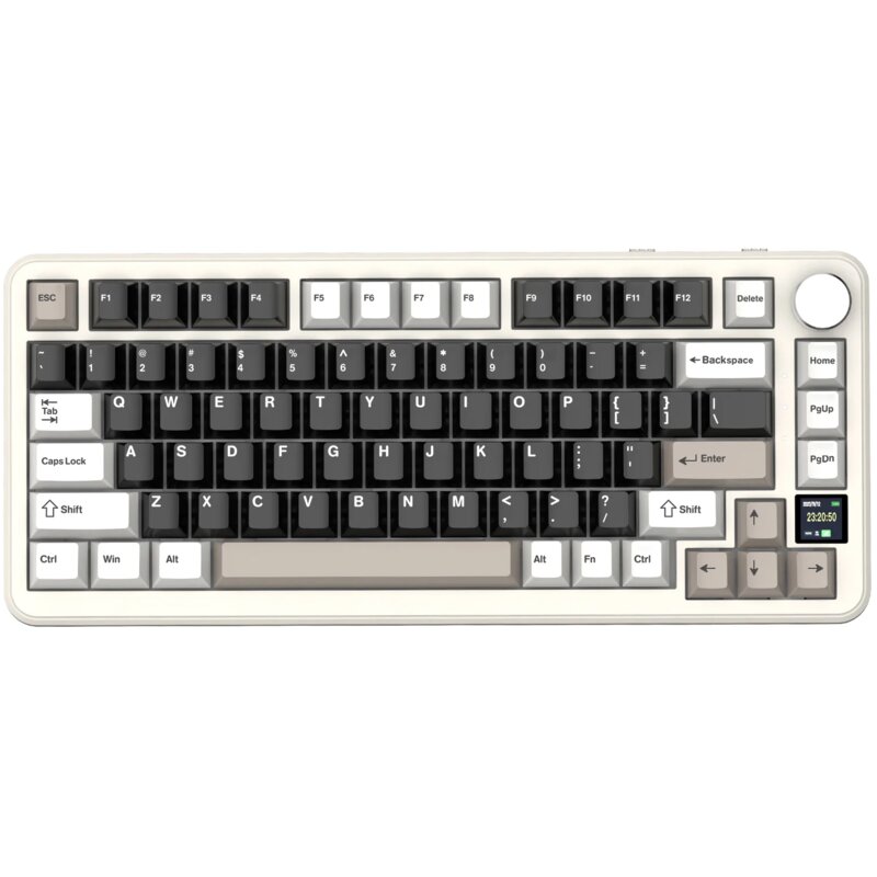 Klawiatura ATTACK SHARK X85 Pro Kremowo-czarno-biały