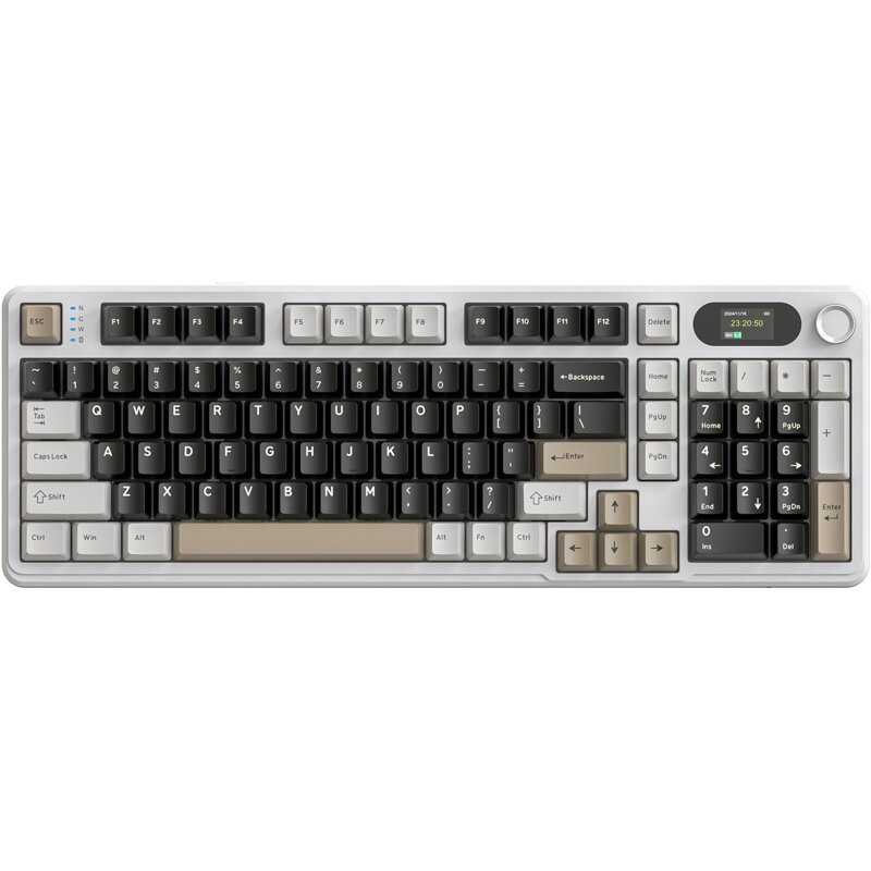 Klawiatura ATTACK SHARK X98 Pro Biało-czarny