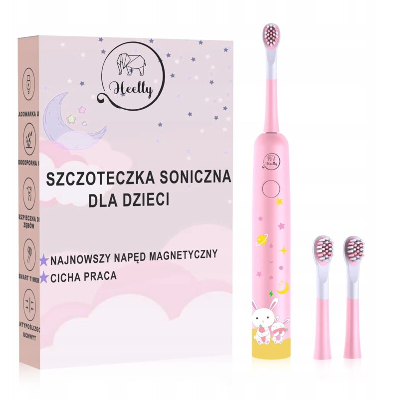 Szczoteczka soniczna HEELLY SPK-01 Różowy