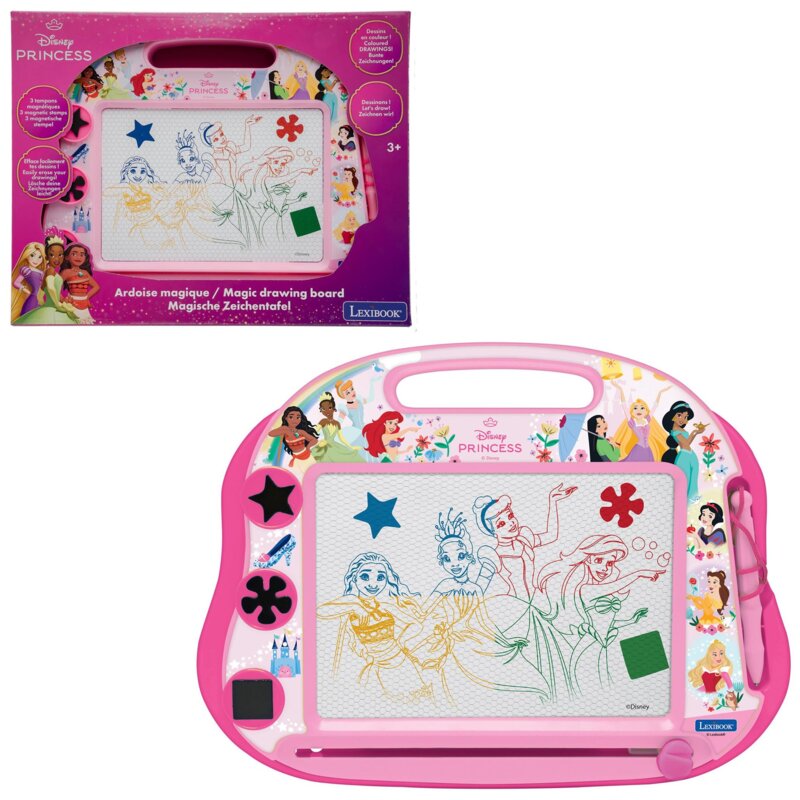 Zestaw kreatywny LEXIBOOK Tablica magnetyczna do rysowania Disney Princess CRDP550
