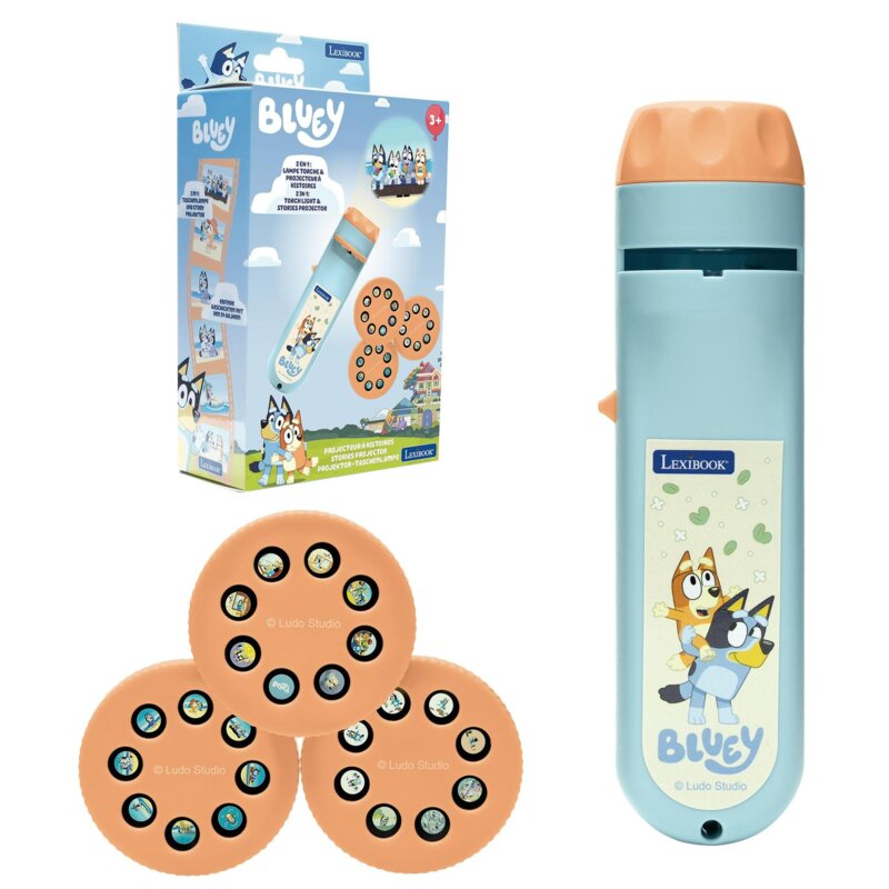 Zabawka projektor i latarka LEXIBOOK Bluey LTC050BY