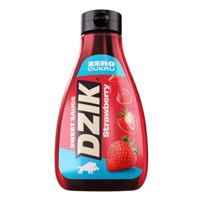 Sos WK DZIK Zero cukru Truskawkowy (425 ml)