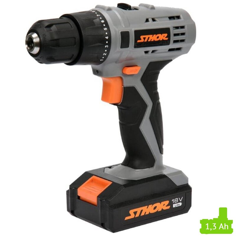 Wiertarko-wkrętarka STHOR 78972 zestaw akumulatorów