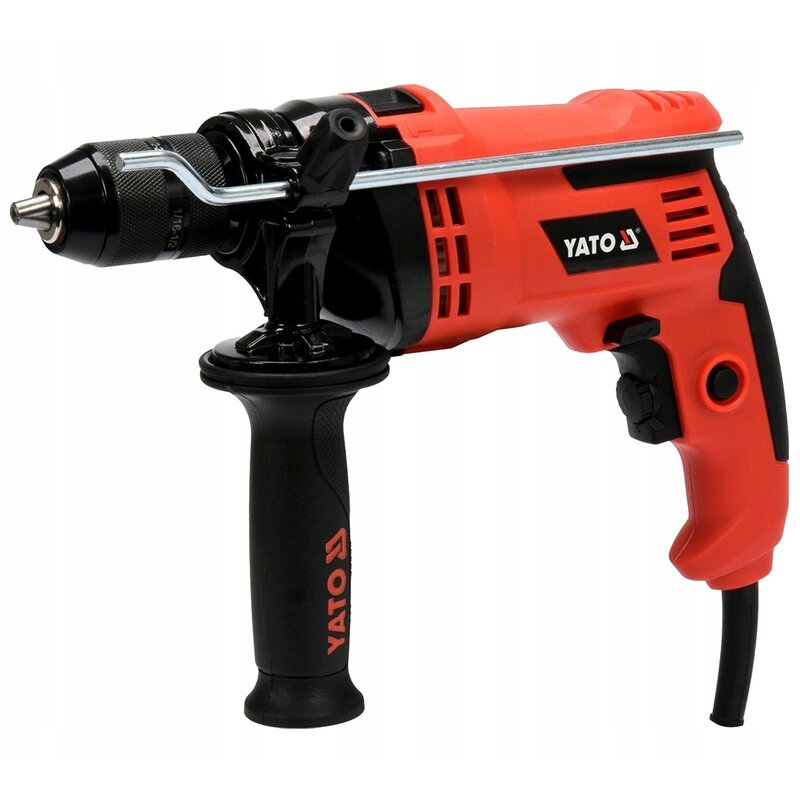 Wiertarka udarowa YATO YT-82036 sieciowa 810W + dodatkowy uchwyt + ogranicznik
