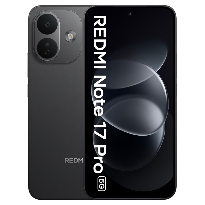 Xiaomi REDMI Note 17 Pro 5G 6/256GB Funkcje AI 6,83" 120Hz 50Mpix Czarny