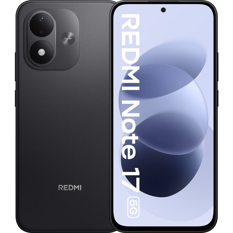 Xiaomi REDMI Note 17 5G 6/256GB Funkcje AI 6,99" 120Hz 50Mpix Czarny
