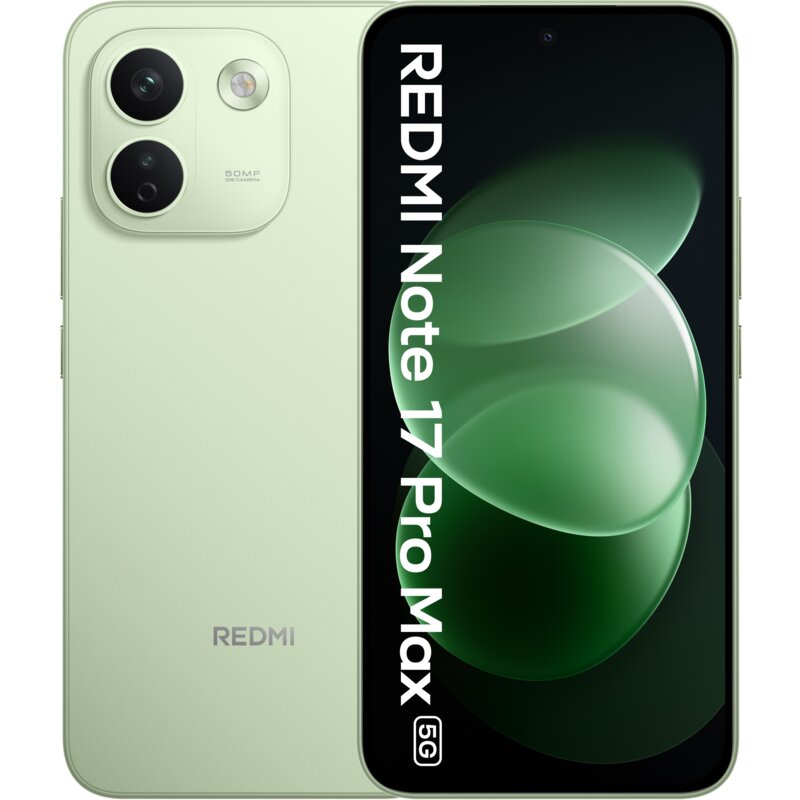 Xiaomi REDMI Note 17 Pro Max 5G 8/256GB Funkcje AI 6,83" 120Hz 50Mpix Zielony