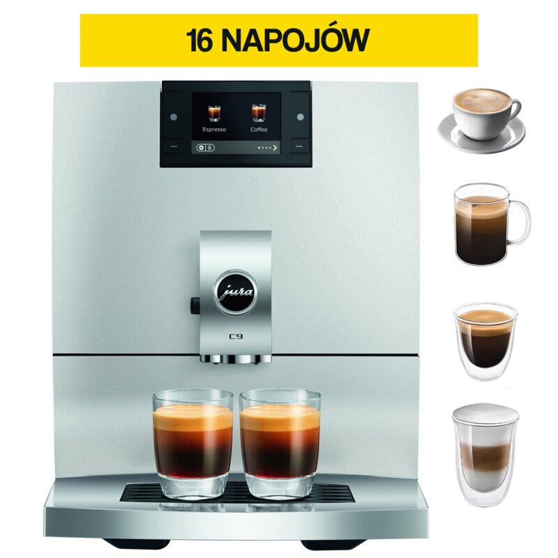 Ekspres JURA C9 Platin (EA) (Light Brew/Hot Brew)