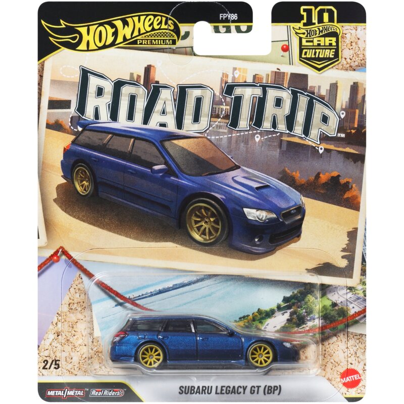 Samochód Hot Wheels Premium Kultowe Auta Subaru Legacy Wagon GT JKF07