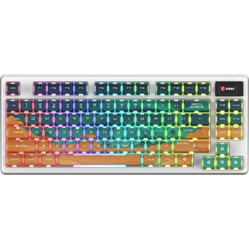 Klawiatura MSI Forge GK600 TKL Wireless Mars