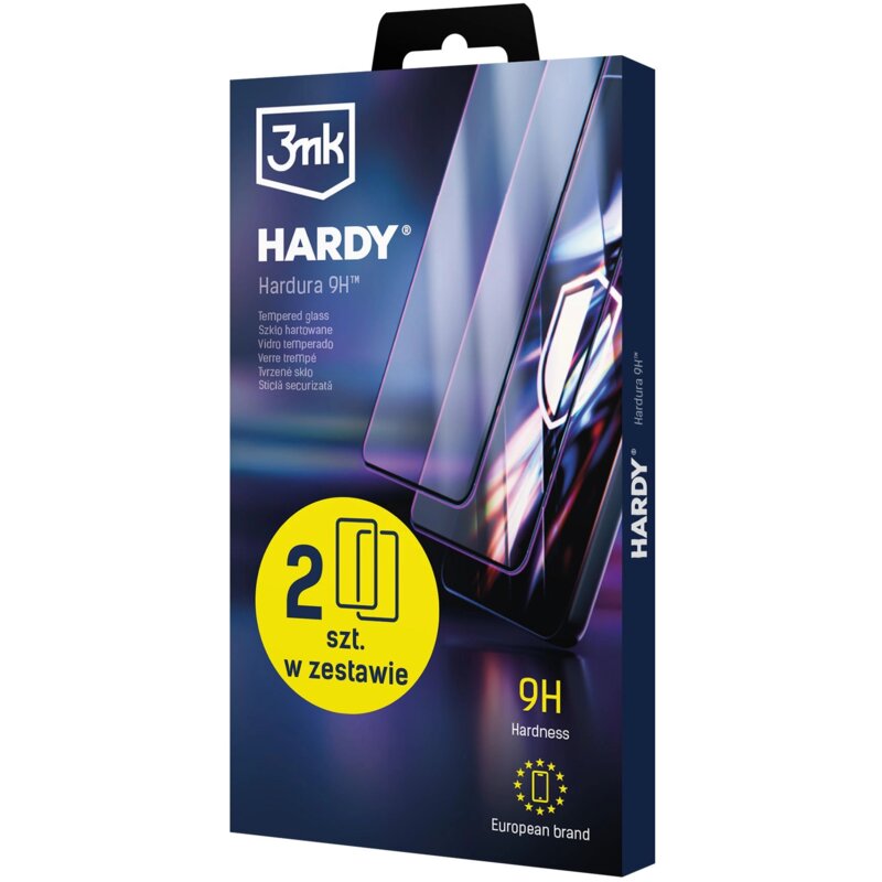 Szkło hartowane 3MK Hardy Hardura 9H do Xiaomi Redmi Note 15 Pro 4G (2 szt.)