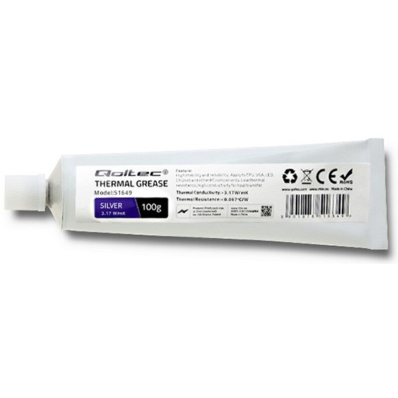 Pasta termoprzewodząca QOLTEC 51649 100g
