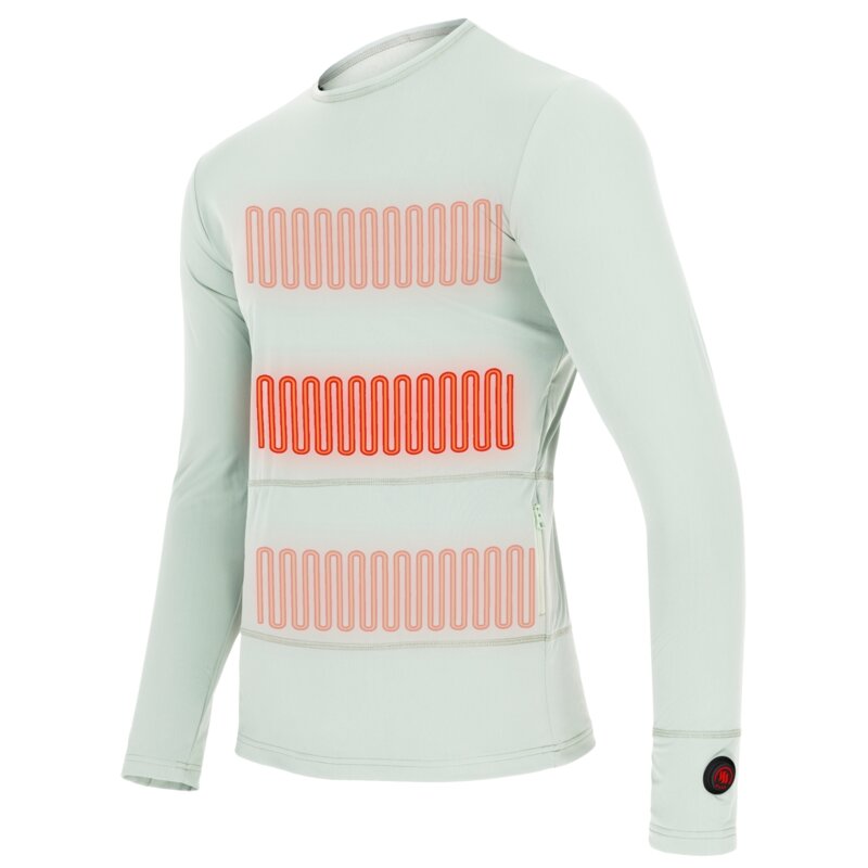 Podgrzewana bluza GLOVII GJ1GXL (rozmiar XL) Szary