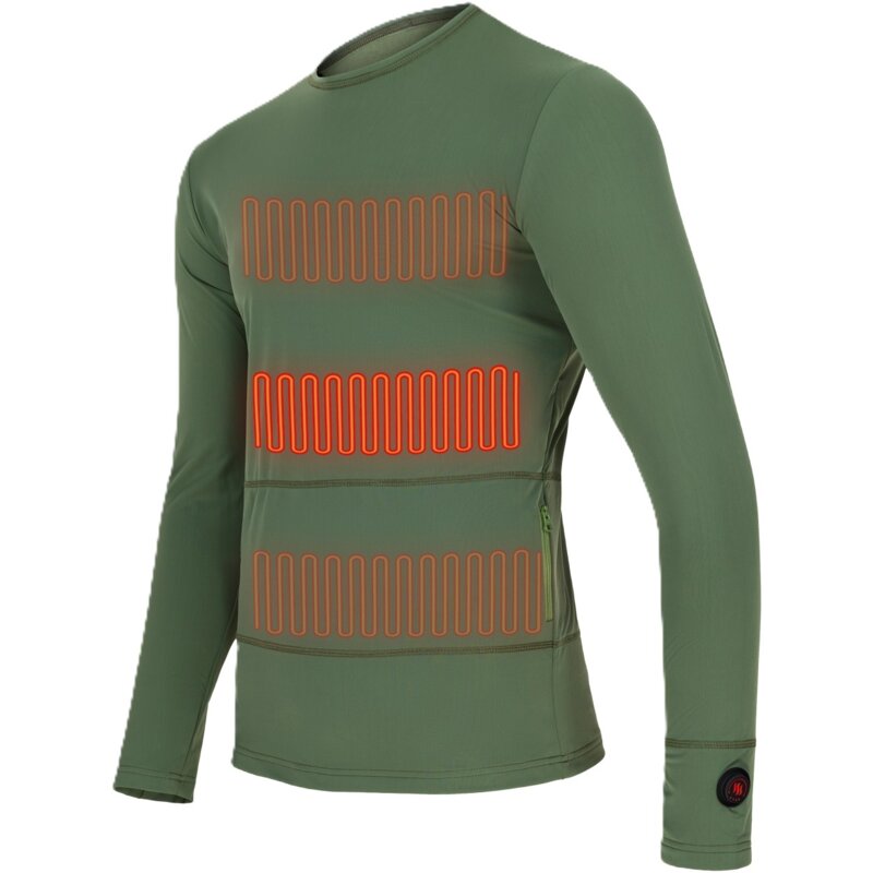 Podgrzewana bluza GLOVII GJ1C (rozmiar XL) Zielony