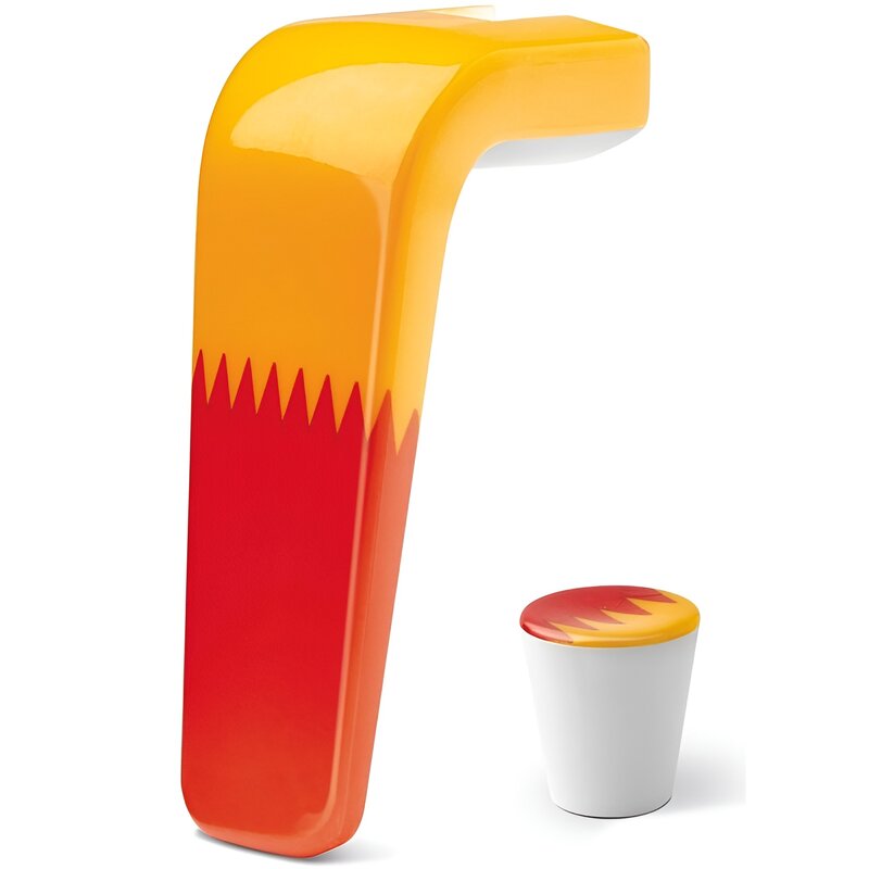 Komplet GIANNINI Tua 6/3 TZ Pomarańczowo-czerwony