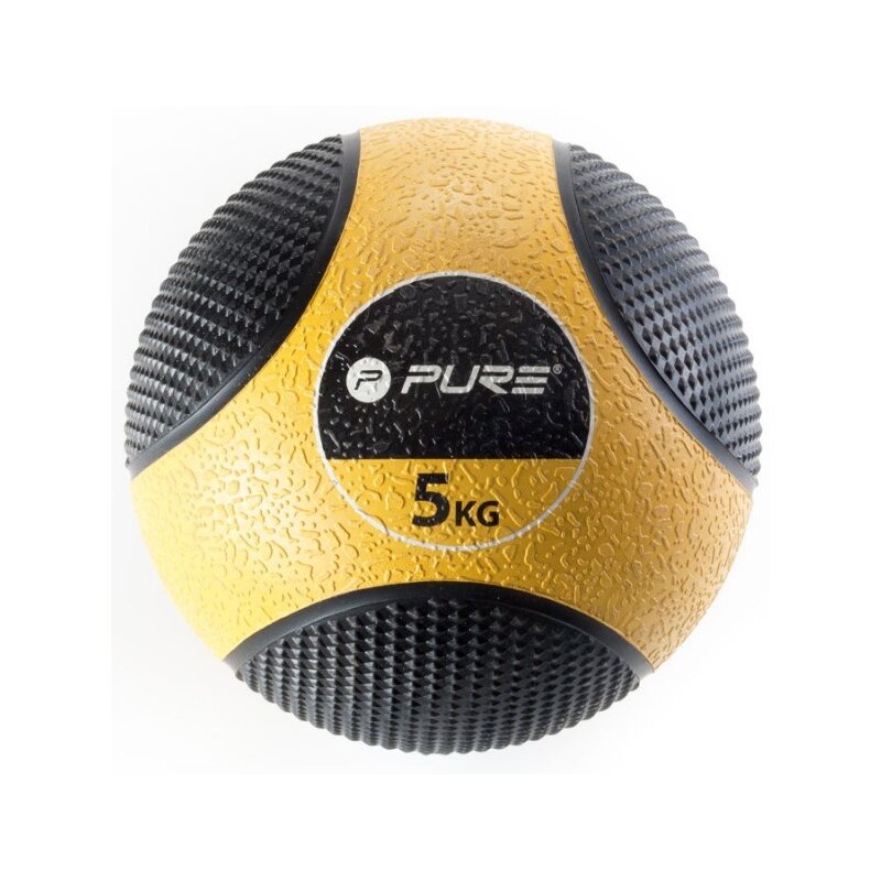 Piłka lekarska PURE2IMPROVE P2I110030 Czarno-żółty (5 kg)