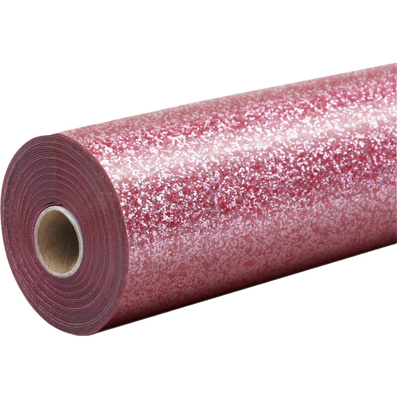 Folia termotransferowa HTVRONT Glitter 30.5cm x 90cm Różowy