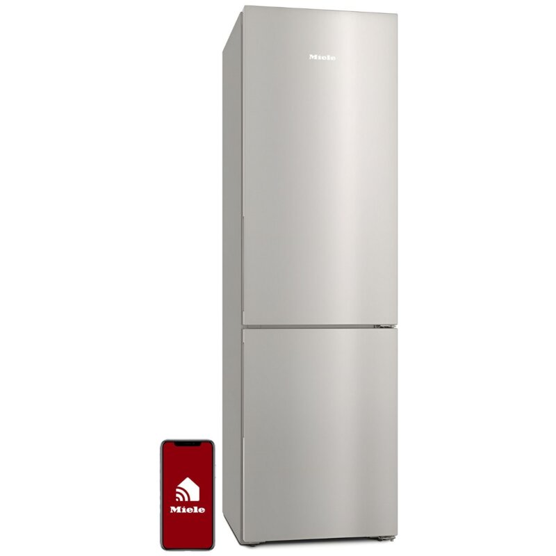 Lodówka MIELE KFN 4395 BD No frost 201.5cm Srebrny
