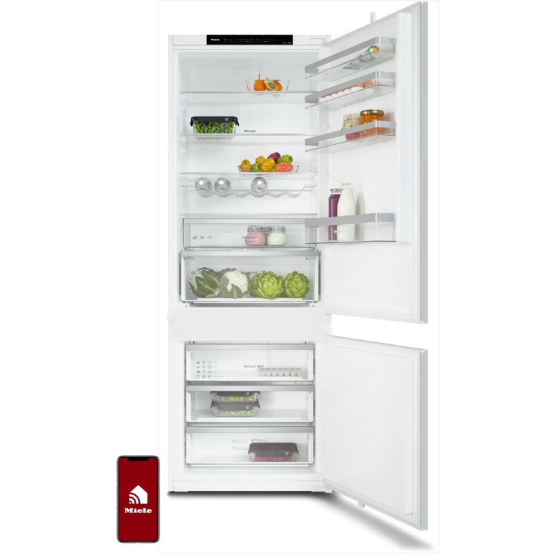Miele KFN 7913 E Pełny No Frost 193,5cm Komora świeżości Zdalne sterowanie