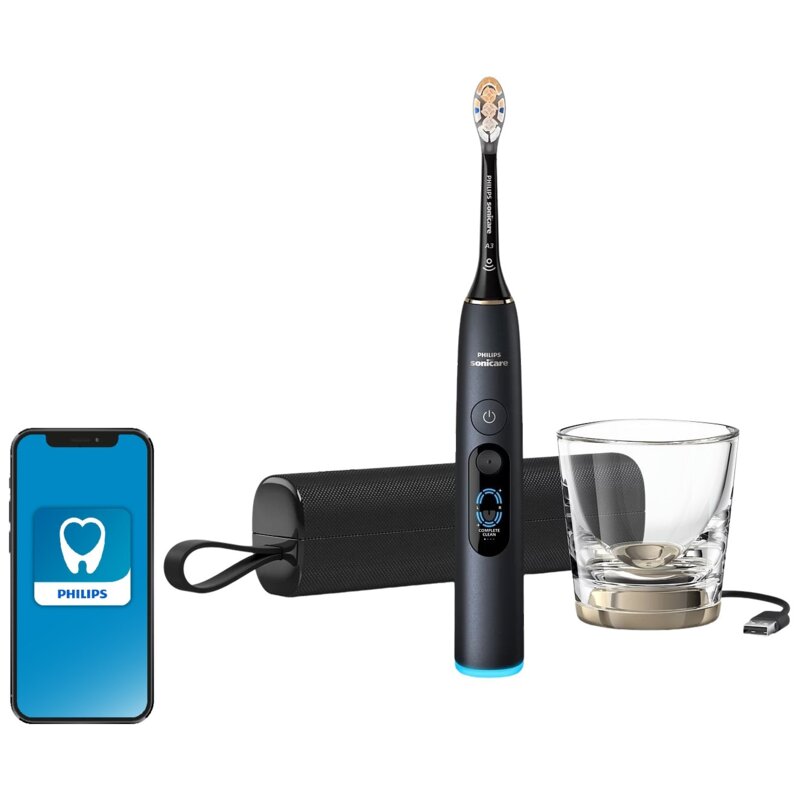 Szczoteczka soniczna PHILIPS Sonicare DiamondClean 9900 Prestige HX9813/92 Czarny
