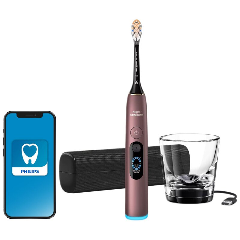 Szczoteczka soniczna PHILIPS Sonicare DiamondClean 9000 HX9213/85 Różowa
