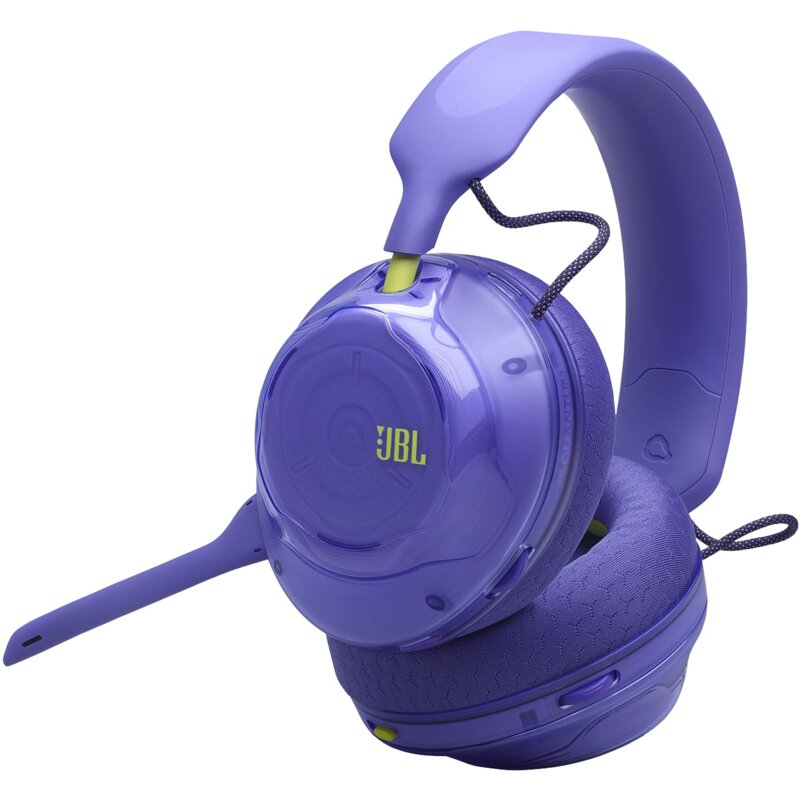 Słuchawki JBL Quantum 520 Bezprzewodowe, Nauszne, Dźwięk przestrzenny Fioletowy