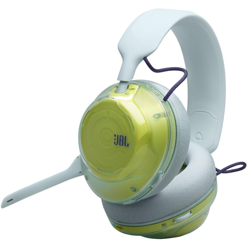 Słuchawki JBL Quantum 520 Bezprzewodowe, Nauszne, Dźwięk przestrzenny Lodowy
