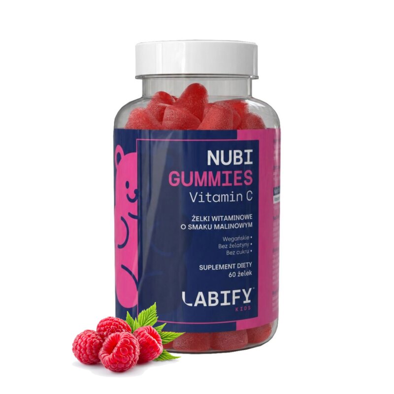 Witamina C LABIFY Gummies Malinowy (60 żelek)