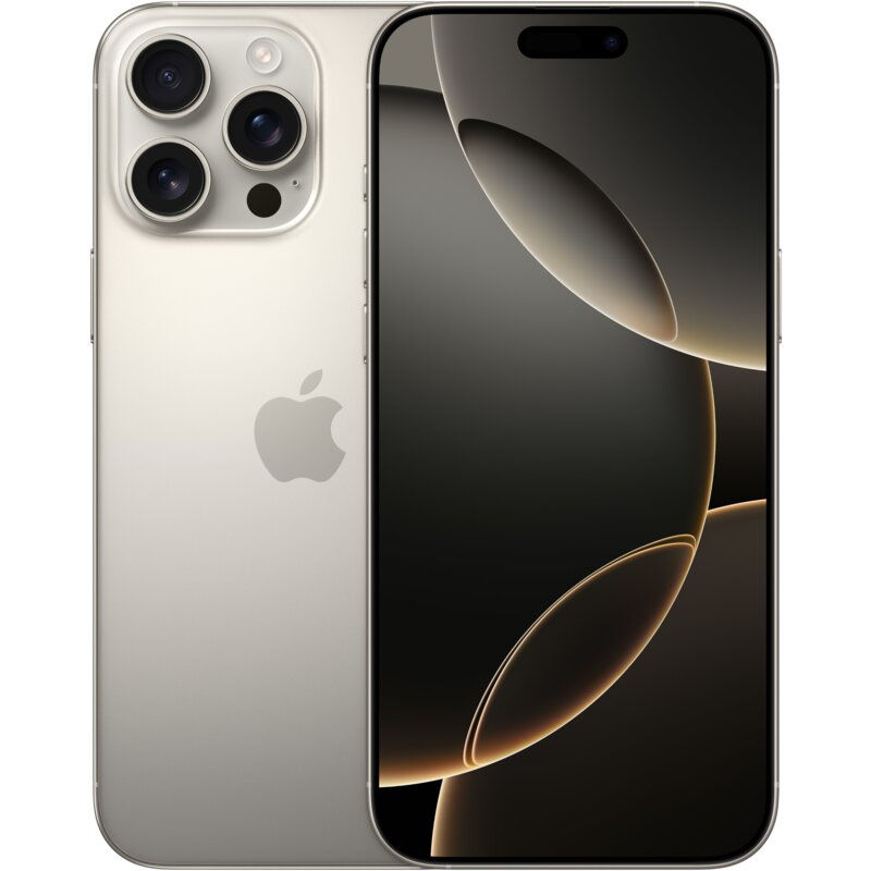 Smartfon APPLE iPhone 16 Pro Max 5G 256GB 6.9" 120Hz Tytan naturalny (Stan Bardzo dobry)