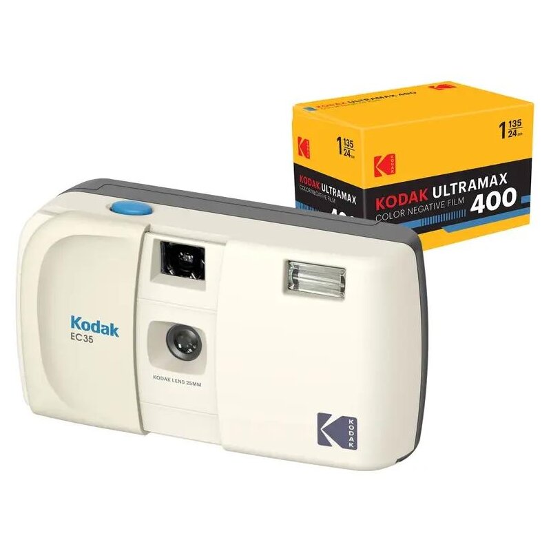 Kodak EC35 Biały + film Ultra Max 24