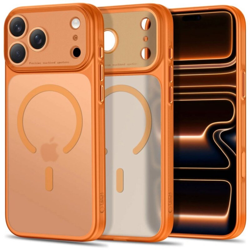 Tech-Protect MagPrime Magsafe CC do iPhone 18 Pro / 17 Pro Pomarańczowy