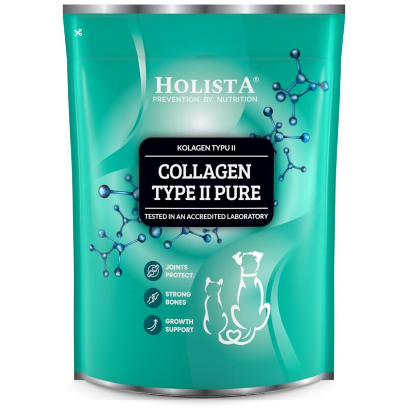 Suplement dla psa i kota HOLISTA Collagen Type II Pure 600 g